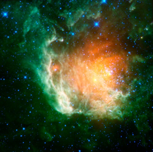NASA WISE Cosmic Rosebud - The Berkeley 59 cluster NASA WISE Cosmic Rosebud The Berkeley 59 Cluster 500x497